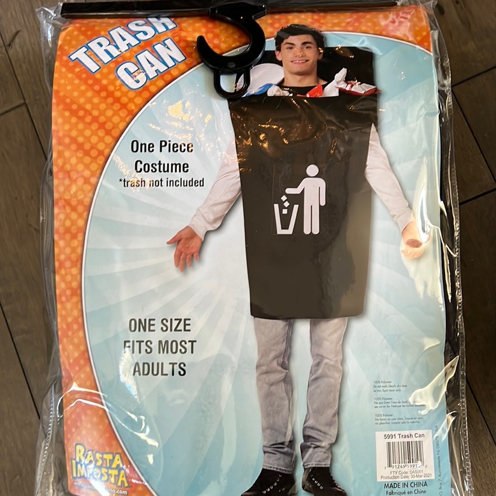 Trash can costume